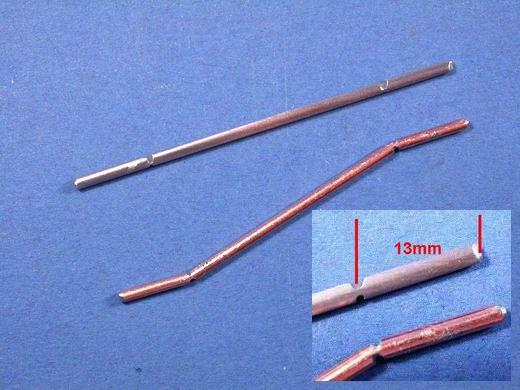 2mm Schwei�draht als Ersatz f�r die Originalteile
