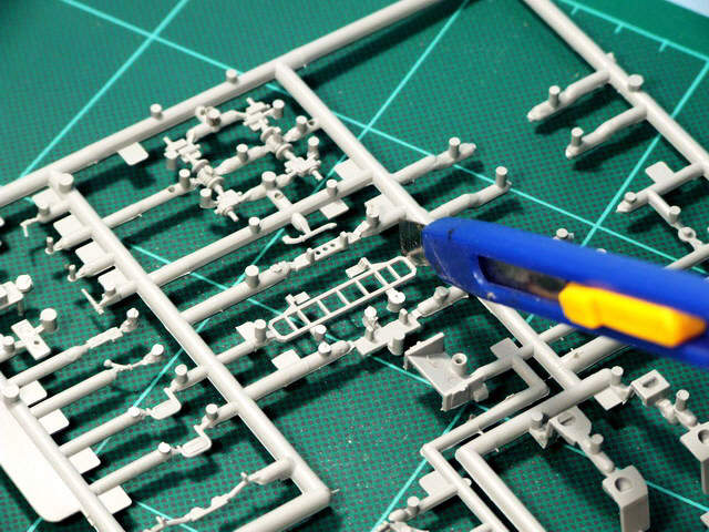 Abtrennen mit dem Cutter