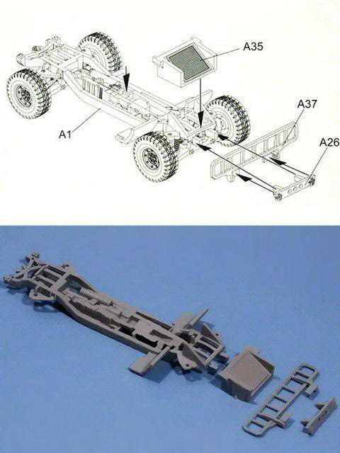 Fahrwerkrahmen/K�hler/Rammschutz