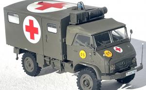 : Unimog S404 mit SAN-Koffer (frühe Bauform) als KrKw