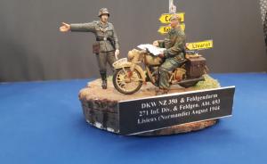 DKW NZ 350 und Feldgendarm