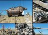 Abrams im Detail: Blick auf die Oberseite und die Rückseite des M1A1