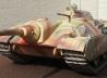 Kleiner schwerer Panzer flach