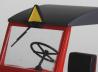 Das bis 1956 vorgeschriebene Anhänger-Dreieck kommt vom Italeri-Opel Blitz, im Anhängerbetrieb musste das Dreieck aufgestellt werden