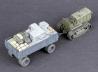 Russian ChTZ S-65 Tractor mit German 5 Tonnen Einheitsanhänger