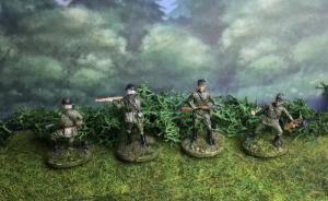 : Russische Infanterie "Schnee und Blut"