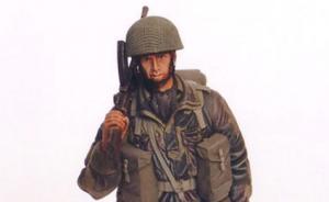 Bren Gun-Schütze der 1.britischen Luftlandedivision