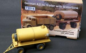 German 4,5to. Trailer with Watertank