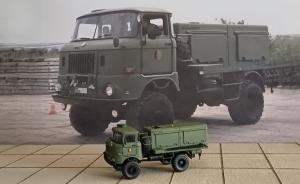 Anlassgerät AG-3 auf W50LA (1:72 TGL-Modell)