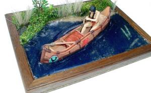 Bausatz: Indianerin mit Kanu