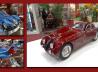 Links ein Talbot Lago Coupé, rechts das Alfa Romeo 8C 2900 B Speciale Touring Coupé