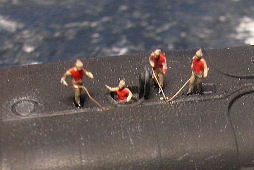 Mackers von Preiser mit Schwimmweste