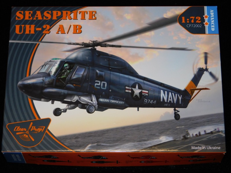 UH-2 A/B Seasprite von Clear Prop! Models Nr. CP72002 box art