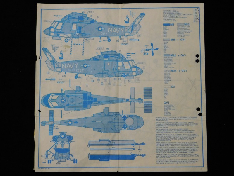 Airfix Nr. 03041 Kaman SH-2F Seasprite Bauanleitung Teil 1