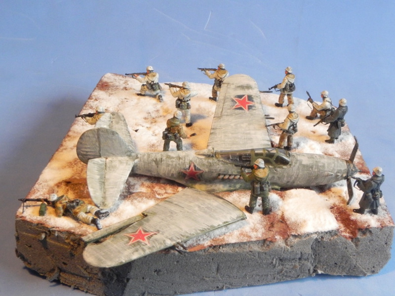 Deutsche Soldaten im Winter