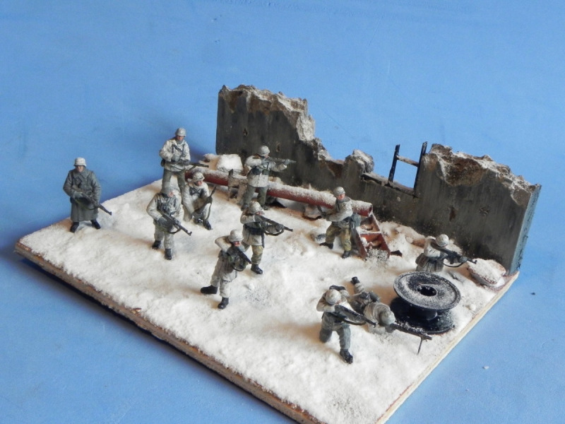 Deutsche Soldaten im Winter