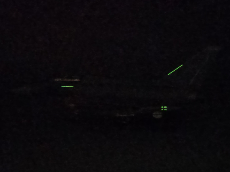 die nachtleuchtenden Decals in Aktion