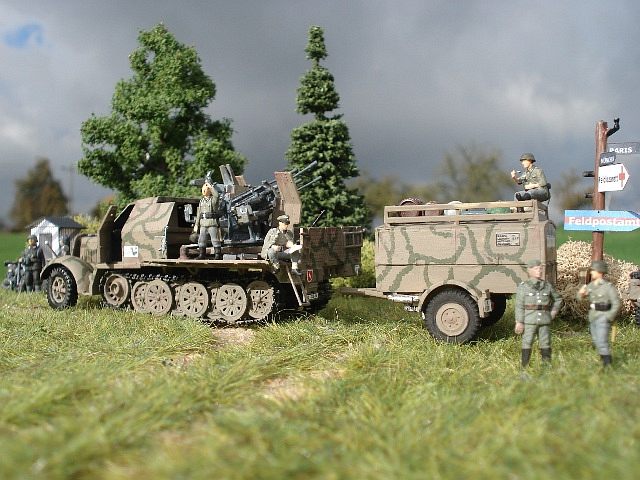 Sd.Kfz. 7/1 mit Sonderanhänger Sd.Ah. 52