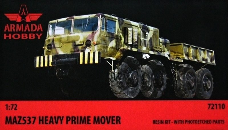 Das Bausatzcover des 1:72 Resin-Kits der Firma Armada Hobby.