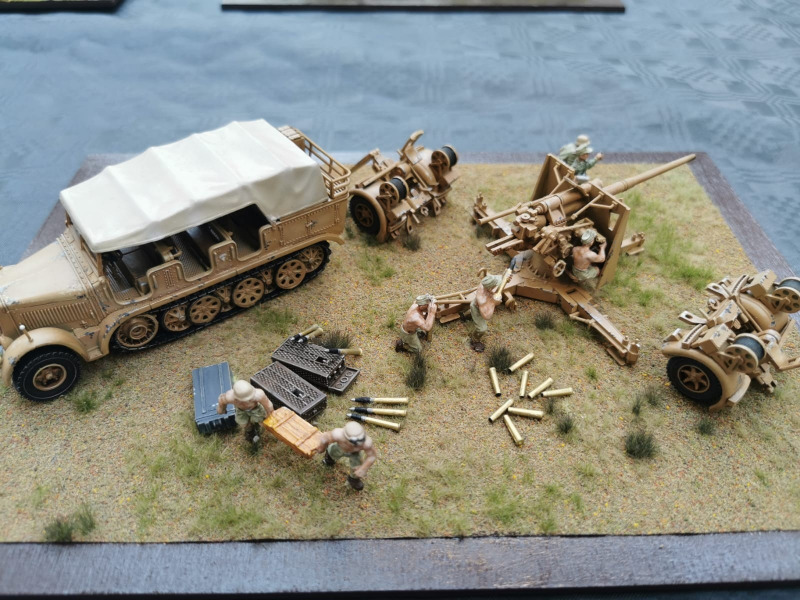 8,8 cm FlaK im Erdkampf (Diorama, 1:72)