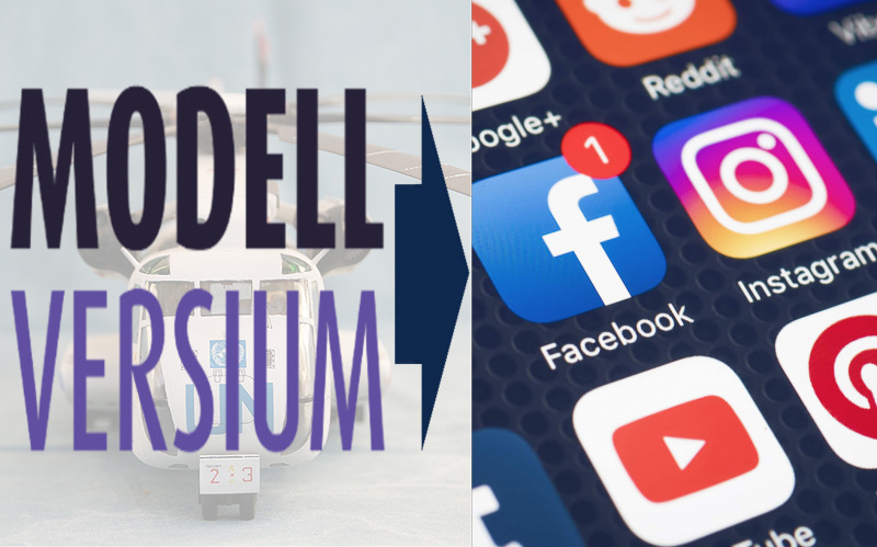 Modellversium goes Social Media