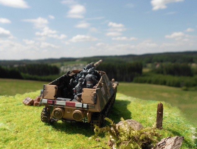 Panzerhaubitze Hummel Sd.Kfz. 165, frühe Ausführung