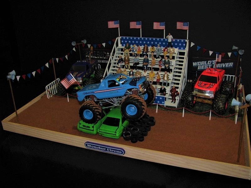 Monstertruck-Show-Diorama