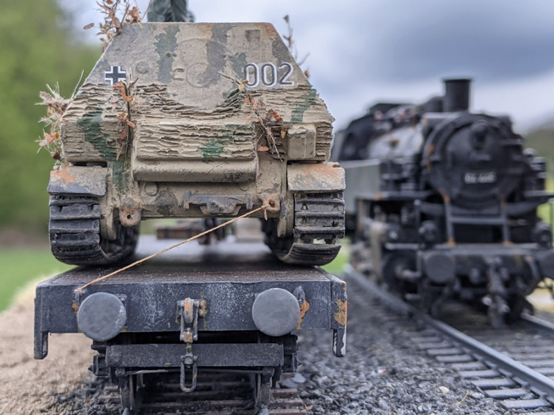 Der Elefant, Nachfolger des Panzerjägers Ferdinand erhielt breitere Ketten, um auch bei schlechter Witterung nicht im Morast zu versinken