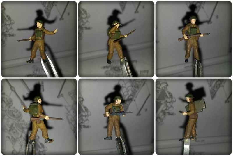 Die 1:72 Figuren stammen von Zvezda und sind von hervorragender Qualität