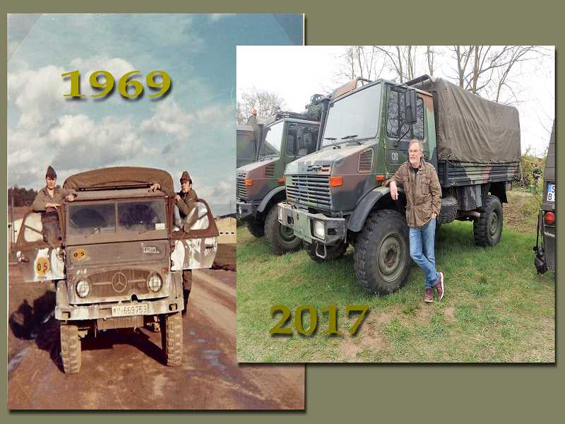 Links Alterung beim Fahrzeug, rechts  beim Fahrer