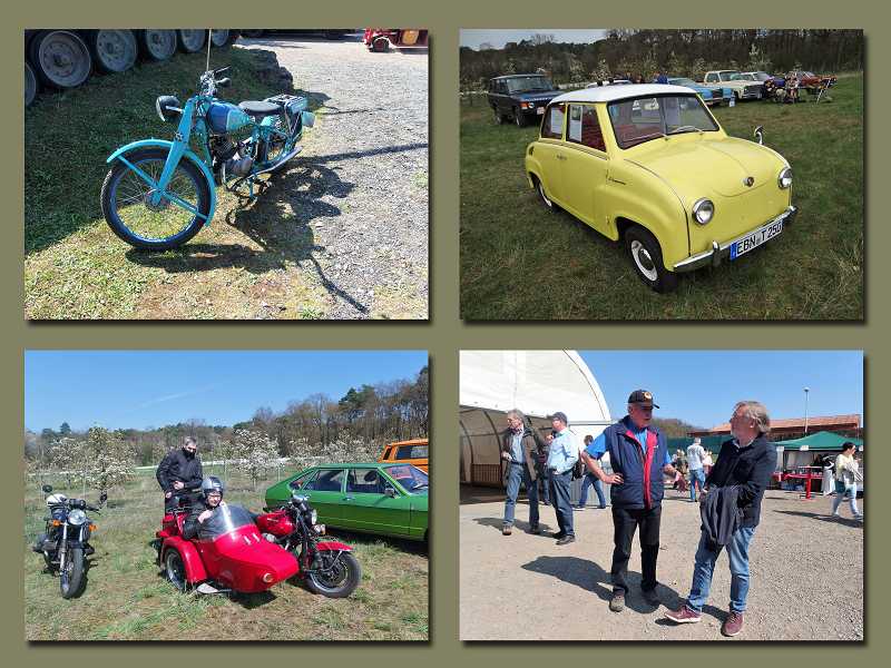 Kleine Oldtimer und Gespräch mit dem Museumsleiter und Tausendsassa Günter