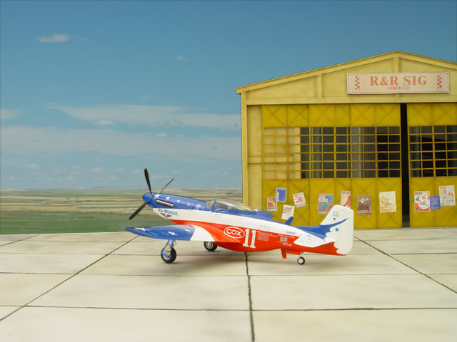 Flugplatzdiorama