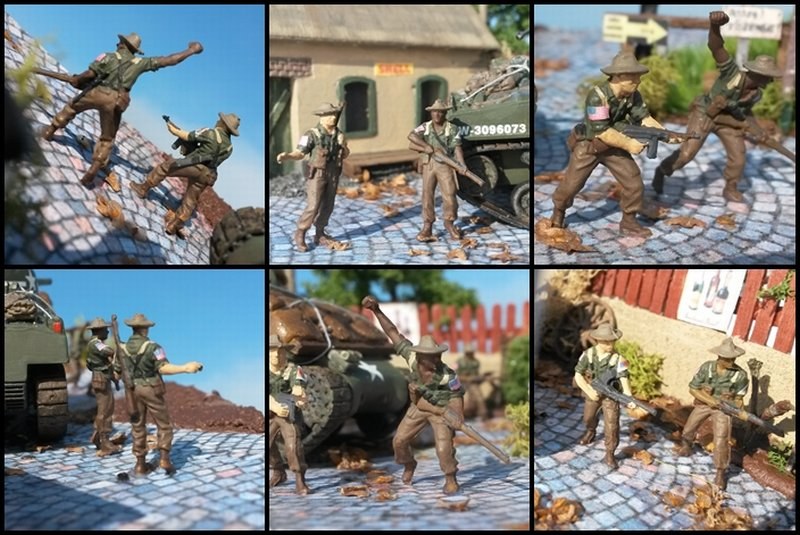 Von Hand bemalte 1:76 Revellsoldaten