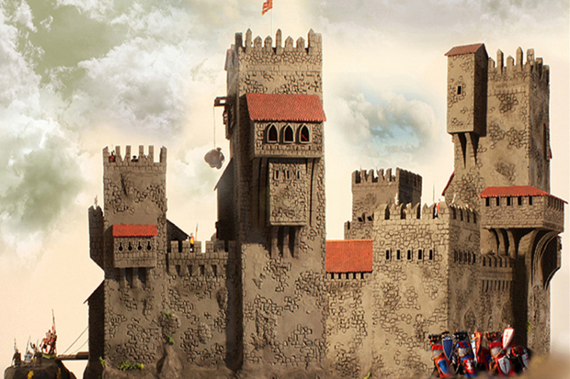 Verschiedene Burgen