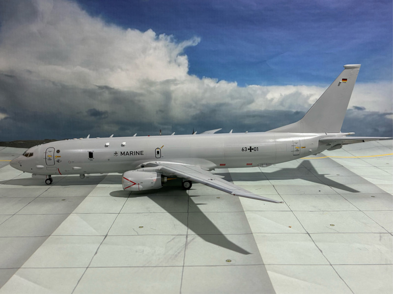 Das neugebaute P-8-Modell in seiner ganzen Pracht.