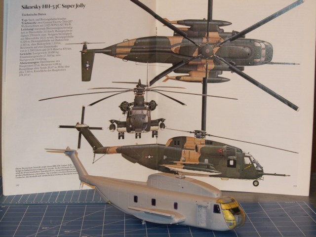 MAQUETTE AVION AIRFIX Ref 06003-7 Sikorsky HH-53C Super Jolly Green Giant EUR 39,90 - FR