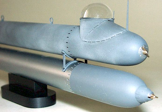 Deutscher bemannter Torpedo "Neger"