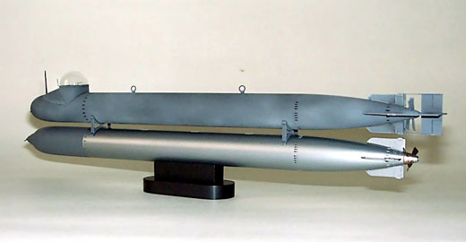 Deutscher bemannter Torpedo "Neger"