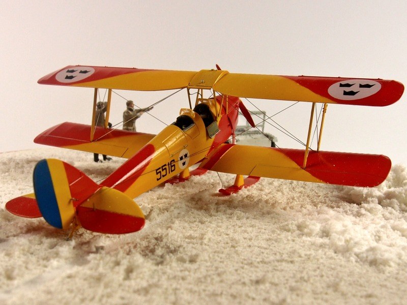 Oxford Diecast 1/72 De Havilland D.H.82 Tiger Moth Floatplane - 72TM009