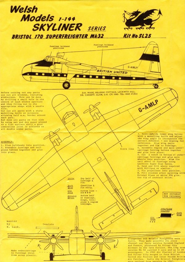 Bristol Type 170 Mk.32 Superfreighter