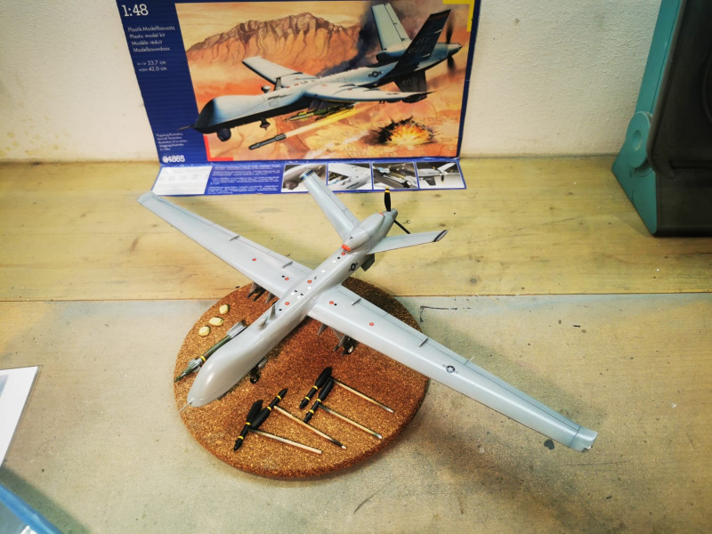 Das glänzende Modell nach dem Aufbringen der Decals