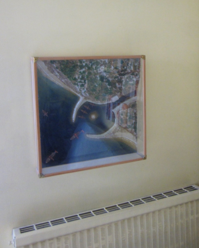 die fertige Präsentation an der Wand