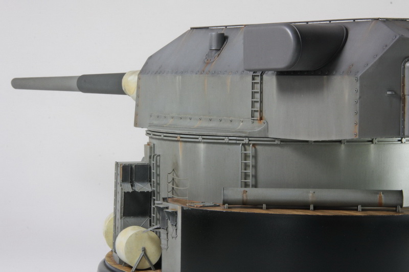 Turm &amp;quot;Bruno&amp;quot; der Bismarck, Takom 1:72 von Stefan Fraundorfer