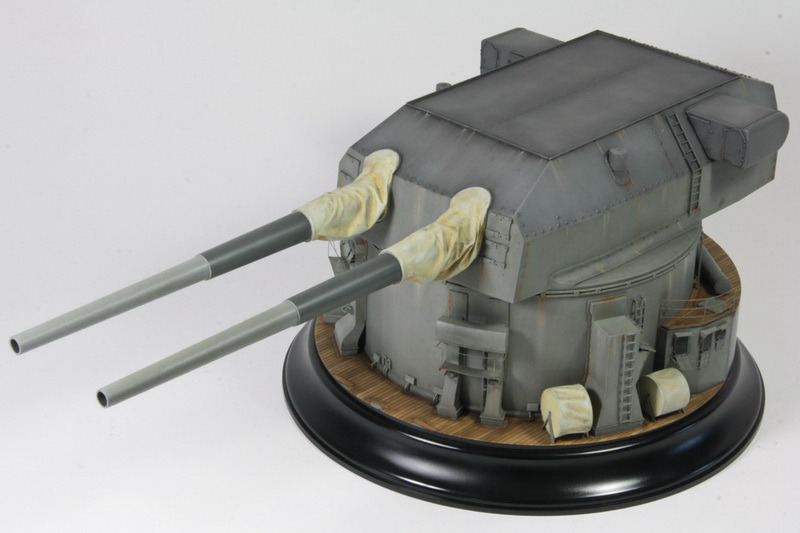 Turm &amp;quot;Bruno&amp;quot; der Bismarck, Takom 1:72 von Stefan Fraundorfer