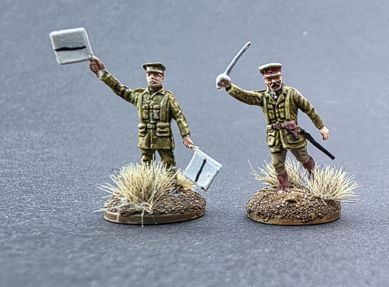 Semaphor und Offizier 