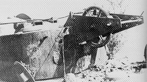 Fragmente des Bergetiger 1 (Nevington War Museum)