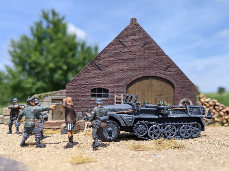 Eines der kleinsten deutschen Halbkettenfahrzeuge: das Sd.Kfz.10 Demag D7