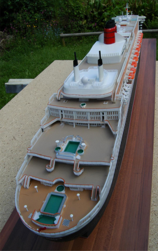 Steuerbord achtern Draufsicht