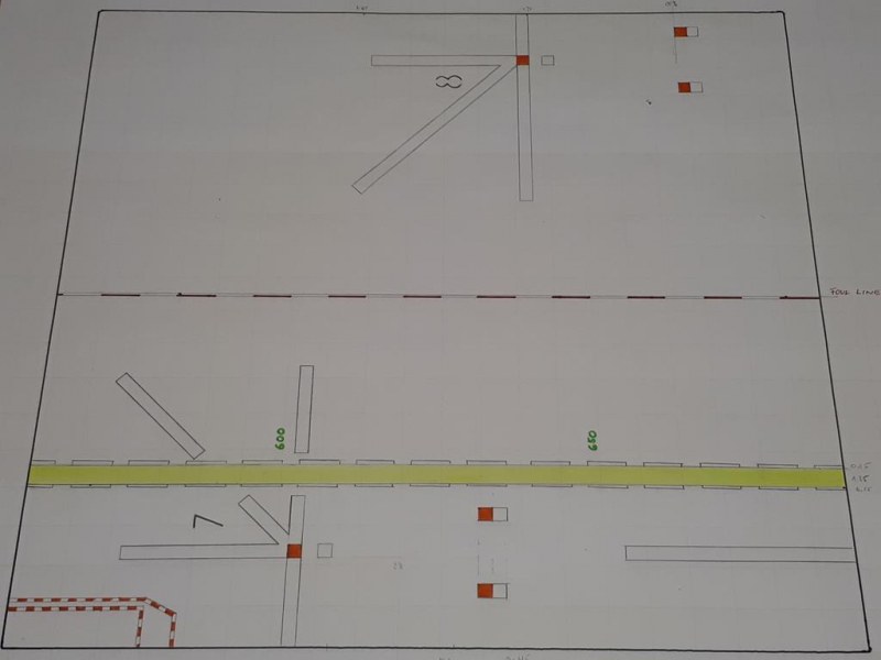 Entwurf Bauplan Flugdeck LHD 1 USS Wasp