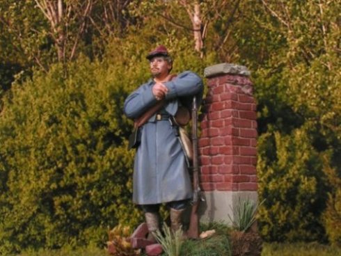Konföderierter Artillerist
